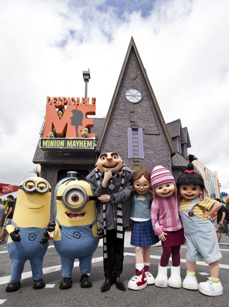 One of the most hilarious and heartwarming theme park experiences ever created Ð Despicable Me Minion Mayhem Ð is now open at Universal Orlando Resort, bringing minions, mayhem and tons of laughter to Universal Studios.     The brand-new ride combines the outrageous humor and memorable characters from the hit Universal Pictures and Illumination EntertainmentÕs blockbuster film, Despicable Me, with an all-new storyline, incredible new animation and the latest 3-D technology to create a wildly-hysterical and unforgettable experience.